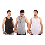 Kit/3 Un Promocional Roupas Regatas Masculinas