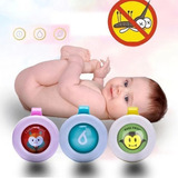 Kit 3 Uni Botao Repelente Broche Boton Citronela Mosquito