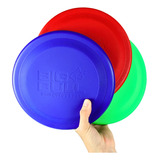 Kit 3 Unidades Disco Frisbee Para