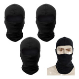 Kit 3 Unidades Mascara Balaclava Touca Airsoft Paintball Moto Motociclismo Tatico Militar