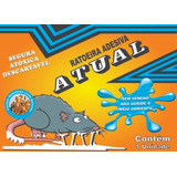 Kit 3 Unidades Ratoeira Adesiva Cola Pega Rato Ratazana