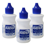 Kit 3 Unidades Tinta Para Almofada De Carimbo Azul 40ml