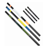 Kit 3 Varas Pesca Telescópica 4,00 Mt 4.50 E 5,40 + Enrolar