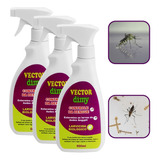 Kit 3 Vector Dimy Anti Fungus Gnats Mosquito Da Dengue 500ml
