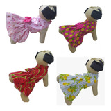 Kit 3 Vestido Roupa Para Cachorro Roupa Pet Pequeno Sortidos