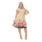 Kit 3 Vestidos Femininos Evangélico Rodado Gode Plus Size
