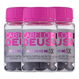 Kit 3 Vitamina B7 Cabelo De Deusa