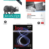 Kit 3 Vol: Programação Em Java - Javascript O Guia Definitivo + Java Para Iniciantes + Java Como Programar
