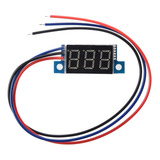 Kit 3 Voltímetros Digital 12v 24v Som Fonte Bateria Automoti