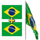 Kit 30 Bandeira Do Brasil -