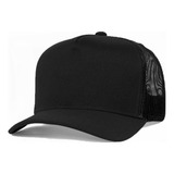 Kit 30 Boné Trucker Preto Liso Tela Estilo Justin Bieber 