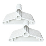 Kit 30 Cabides Brancos Reforçado Camisa Para Atacado