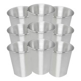 Kit 30 Copo Alumínio 250ml Leite Café Cerveja Chop Bar Fest