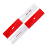 Kit 30 Faixa Refletiva Lateral + 3 Parachoque Caminhão 3m