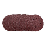 Kit 30 Lixas Velcro Com Aspiração 125mm C/ Furo