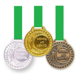Kit 30 Medalhas Aço 55mm Honra Ao Mérito Ouro Prata Bronze