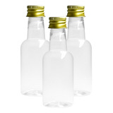 Kit 30 Mini Garrafinhas Pvc 50 Ml C/ Tampa Aluminio