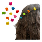 Kit 30 Mini Piranhas Prendedor Para Cabelo Infantil Criança