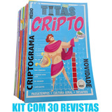 Kit 30 Revistas Cripto Passatempos Exercícios