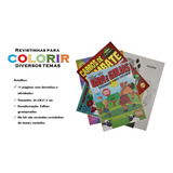 Kit 30 Revistinhas Colorir Pintar +