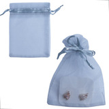 Kit 30 Saquinho De Organza Presente Jóias 9x12cm Escolha Cor