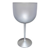 Kit 30 Taças De Gin Acrílico Degradê Fosco 550 Ml