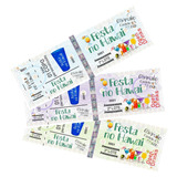 Kit 300 Ingressos Papel Moeda - 15x5cm - 2 Canhotos
