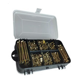 Kit 300 Parafusos Chipboard E Buchas + Estojo Brinde