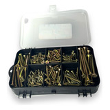 Kit 300 Parafusos Chipboard E Buchas Mais Estojo De Brinde