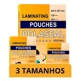 Kit 300 Polaseal Cpf Rg A4 Plastificação Oferta