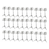 Kit 30x Estantes Partitura Pedestal Dobravel Reforçada