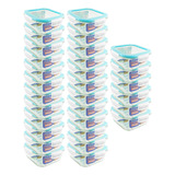Kit 30x Marmita Pote Hermético De Vidro 800ml Tampa Fitness