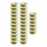 Kit 30x Pote Marmita Hermética De Vidro 350ml Fitness Tampa