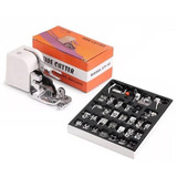 Kit 32 Calcadores Maquina Costura + Calcador Overlock Corte