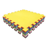 Kit 32 Tatame Tapete Eva Academia Luta Yoga Jiu 1x1 10mm