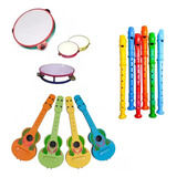 Kit 35 Violão 35 Pandeiro 35 Flauta Atacado Revenda