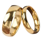 Kit 36 Peças De Aliança Banhada A Ouro 4mm Promoção Atacado
