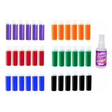 Kit 36 Recargas P/ Pincel Marcador Vboard Master Vbm Carinon Tinta Colorido
