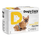 Kit 36 Un Eco Fralda Higienica P/ Machos - Dog's Care Tam G