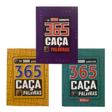 Kit 365 Caça Palavras | 03 Livros | Melhor Preço