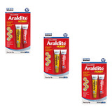 Kit 3x Adesivo Epoxi Araldite 16g