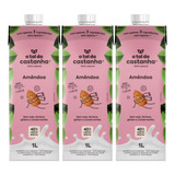 Kit 3x Bebida Vegetal Amêndoa A Tal Da Castanha 0 Açúcar 1 L