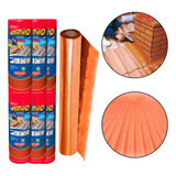 Kit 3x Fita Auto Adesiva Manta Asfaltica 90cmx10m Terracota