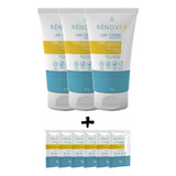 Kit 3x Lan Creme Renover Hidratante P/ Pés Ressecados Akmos 