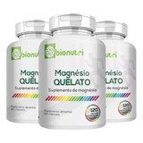 Kit 3x Magnésio Quelato 500mg Puro