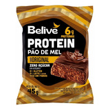 Kit 3x Pão D Mel Protein Zero Açucar/glúten/leite Belive 45g