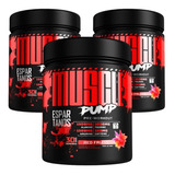 Kit 3x Pré Treino Muscle Pump Pre Workout 300g Espartanos