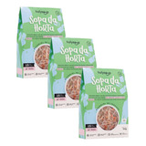 Kit 3x Sopa Saudável Holy Soup Sopa Da Horta 55g