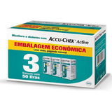 Kit 3x50 Accu-chek Active (150 Tiras Reagentes)