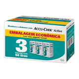 Kit 3x50 Accu-chek Active (150 Tiras Reagentes)